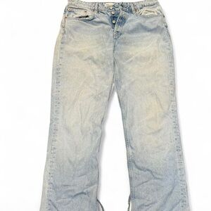 Zara Light Blue Flare Jeans